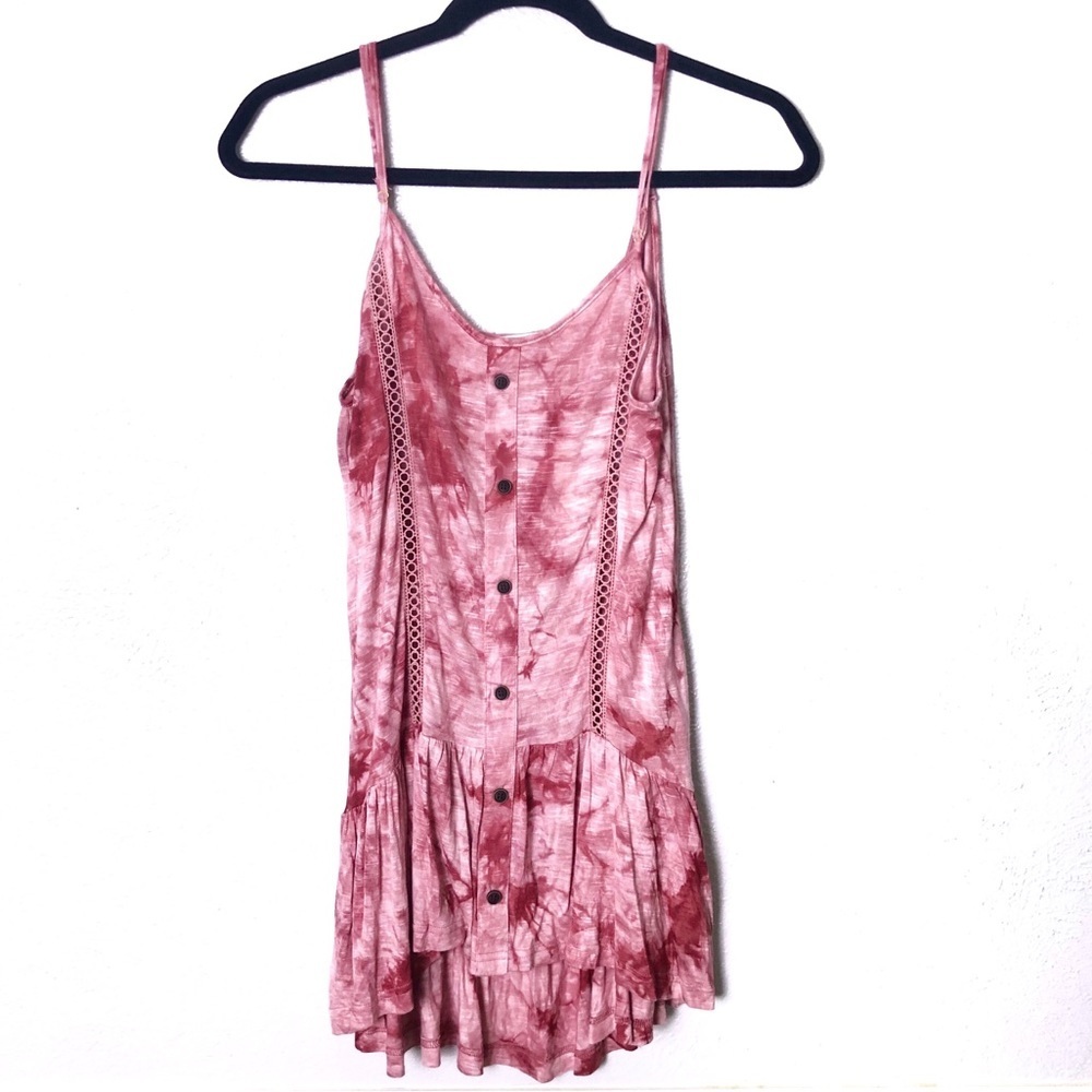 Julian Love Tie Dye Flowy Tank Top Small
